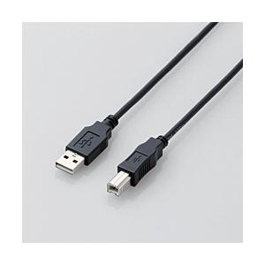 ELECOM(エレコム) USB2.0ケーブル/A-Bタイプ/ノーマル/1m/ブラック U2C-BN10XBK | ELECOM