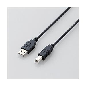 ELECOM(エレコム) USB2.0ケーブル/A-Bタイプ/ノーマル/1.5m/ブラック U2C-BN15XBK | ELECOM