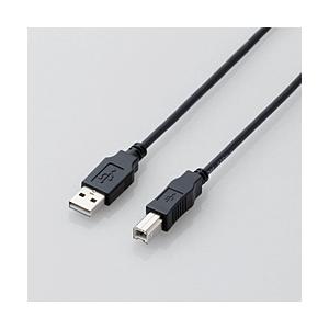 ELECOM(エレコム) U2C-BN20XBK　USB2.0ケーブル [A-Bタイプ/ノーマル/2m/ブラック] 【864】 | ELECOM