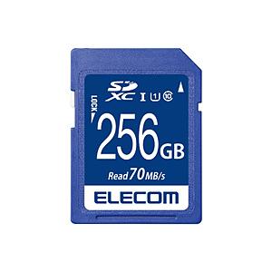 ELECOM(エレコム) SDXCカード MF-FSU11R_XCシリーズ  MF-FS256GU11R ［Class10 /256GB］ | ELECOM