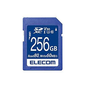 ELECOM(エレコム) SDXCカード MF-FSU13V3R_XCシリーズ  MF-FS256GU13V3R ［Class10 /256GB］ | ELECOM