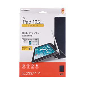 ELECOM(エレコム) 10.2インチ iPad（第9/8/7世代）用 ハードフラップケース スリープ対応  ブラック TB-A19RPVFBK 【864】 | ELECOM