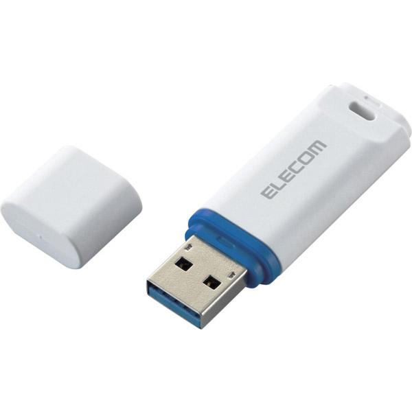 ELECOM(エレコム) USBメモリ データ復旧付き(Chrome/iPadOS/iOS/Mac/Windows11対応) ホワイト MF-DRU3016GWHR ［16GB /USB TypeA /USB3.2 /キャップ式］ | ELECOM | 01