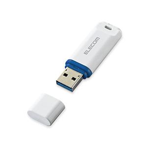 ELECOM(エレコム) USBメモリ データ復旧付き(Chrome/iPadOS/iOS/Mac/Windows11対応) ホワイト MF-DRU3064GWHR ［64GB /USB TypeA /USB3.2 /キャップ式］ 【864】 | ELECOM