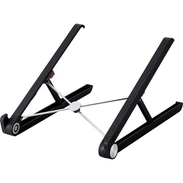 ELECOM(エレコム) ノートパソコンスタンド［〜15.6インチ］ ポータブル 2段階  ブラック PCA-LTSC2BK [振込不可][代引不可] | ELECOM | 01