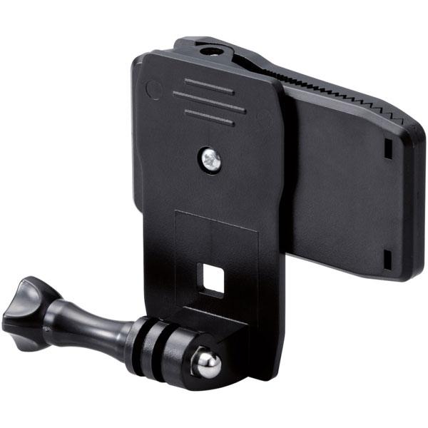ELECOM(エレコム) GoPro HERO10 9 8 7 6 5 MAX アクセサリー クリップ マウント 360度回転式 落下防止 ネジ式 アクションカメラ ブラック   AC-MBCP02BK | ELECOM | 02