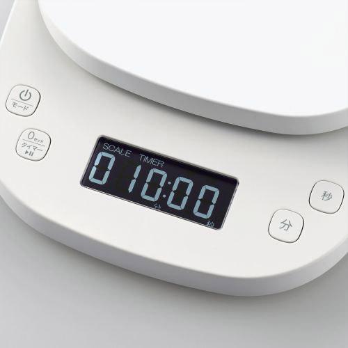 ELECOM(エレコム) キッチンスケール タイマー付 最大2kg 最小0.1g表示  ホワイト HCS-KS03WH | ELECOM | 04