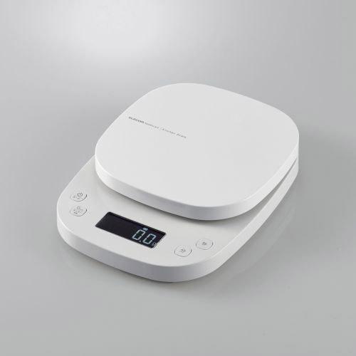 ELECOM(エレコム) キッチンスケール タイマー付 最大2kg 最小0.1g表示  ホワイト HCS-KS03WH | ELECOM | 07