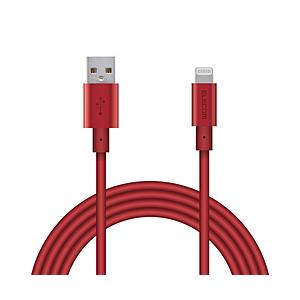 iPhone 充電ケーブル ライトニングケーブル 2m MFi認証 断線しにくい 耐久仕様 アルミコネクタ 【 Lightning コネクター搭載 iPhone iPad iPod AirPods 対応 … | ELECOM