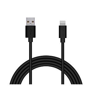 iPhone 充電ケーブル ライトニングケーブル 2m MFi認証 【 Lightning コネクター搭載 iPhone iPad iPod AirPods 対応 】 ブラック  ブラック MPA-UAL20BK ［2m］ | ELECOM