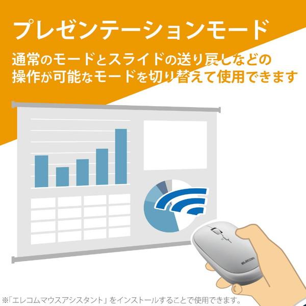 ELECOM(エレコム) マウス (Mac/Windows11対応) グレー M-TM10DBGY ［BlueLED /無線(ワイヤレス) /4ボタン /USB］ | ELECOM | 03
