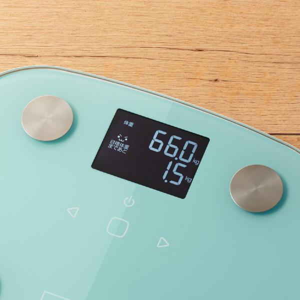 ELECOM(エレコム) 体組成計 ECLEAR(エクリア) グリーン HCS-FS03GN [スマホ管理機能あり] | ELECOM | 02