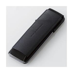 ELECOM(エレコム) スマートフォン用ストラップ スマホバンド レザー スタンド機能 ブラック P-STBLSBK | ELECOM