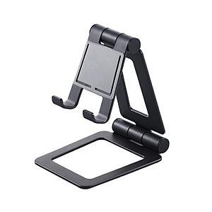 ELECOM(エレコム) タブレットPC用［5.0〜12.9インチ］ アルミスタンド 角度調節可能  ブラック TB-DSCHALBK | ELECOM
