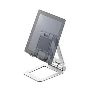 ELECOM(エレコム) タブレットPC用［5.0〜12.9インチ］ アルミスタンド 角度調節可能  シルバー TB-DSCHALSV | ELECOM