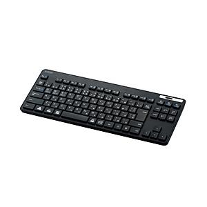 キーボード ワイヤレス 無線 Bluetooth接続 メンブレン 3台 マルチペアリング 軽い打ち心地 テンキー無し Windows11 Mac OS iOS iPad OS Android ブラック 抗… | ELECOM