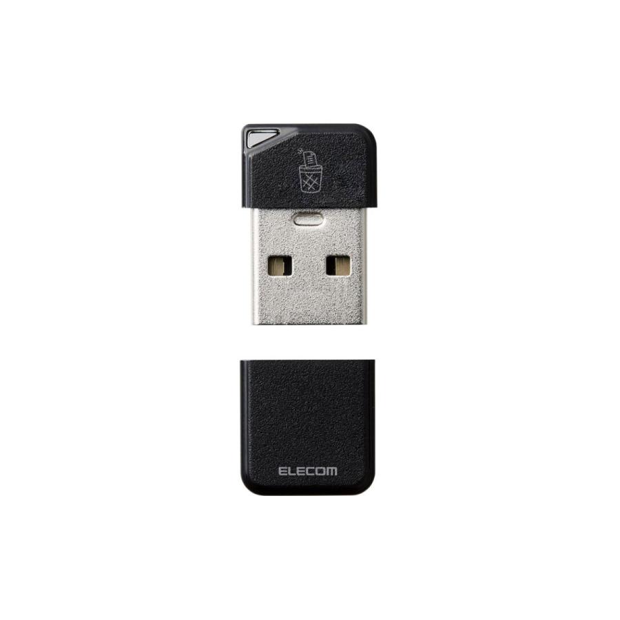 ELECOM(エレコム) USBメモリ (iPadOS/iOS/Windows11対応) ブラック MF-USB3032GBK ［32GB /USB TypeA /USB3.2 /キャップ式］ | ELECOM | 02