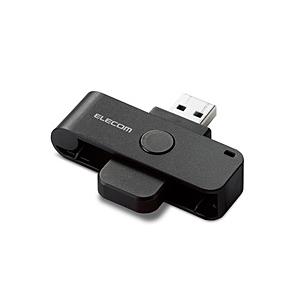 ELECOM(エレコム) 接触型ICカードリーダーライター USB-A接続 (Mac/Windows11対応) ブラック MR-ICD102BK ［マイナンバーカード対応］ | ELECOM
