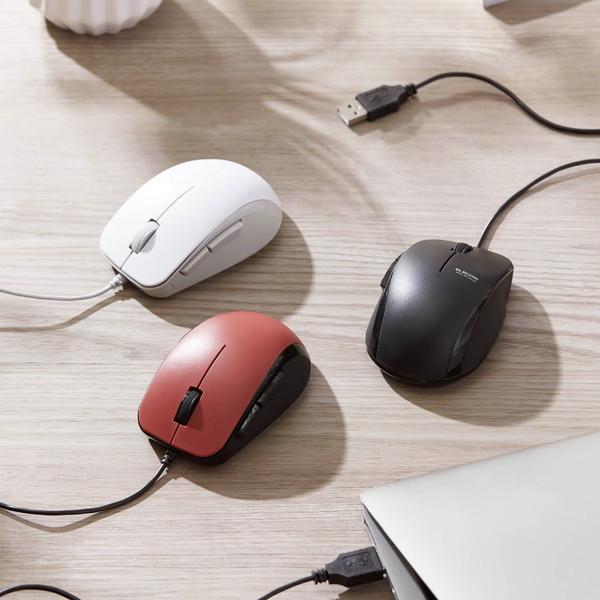 ELECOM(エレコム) マウス 抗菌(Mac/Windows11対応) ブラック M-BL28UBKBK ［BlueLED /有線 /5ボタン /USB］ | ELECOM | 06