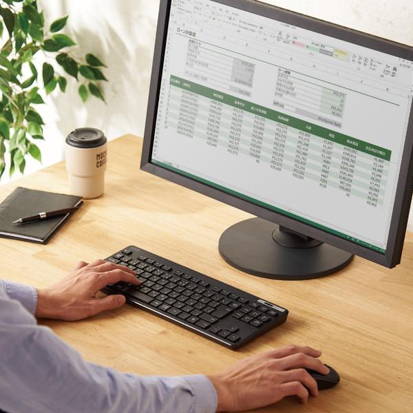 ELECOM(エレコム) キーボード 抗菌(Windows11対応) ブラック TK-FDM109TKBK ［ワイヤレス /USB］ | ELECOM | 07