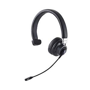 ELECOM(エレコム) ヘッドセット ブラック LBT-HSOH12PCBK ［ワイヤレス（Bluetooth） /片耳 /ヘッドバンドタイプ］ イヤホンマイク、ヘッドセット