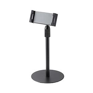ELECOM(エレコム) タブレットPC / スマホ用［4.7〜12.9インチ］ スタンド ホールドタイプ/伸縮アーム/卓上  ブラック TB-DSCHARMFXBK | ELECOM