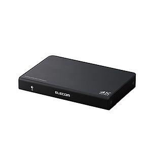 ELECOM(エレコム) HDMI分配器  ブラック VSP-HDP14BK ［1入力 /4出力 /4K対応 /手動］ | ELECOM