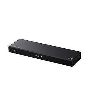 ELECOM(エレコム) HDMI分配器  ブラック VSP-HDP18BK ［1入力 /8出力 /4K対応 /手動］ | ELECOM