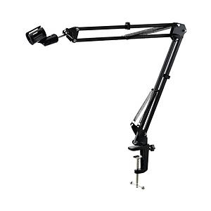 ELECOM(エレコム) マイクスタンド フレキシブルアーム型  ブラック HS-DSZARMBK | ELECOM