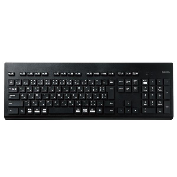 キーボード 無線 ワイヤレス Bluetooth 洗える(IPX5) メンブレン テンキー付き マルチペアリング(3台) 高耐久設計 抗菌 【Windows11 mac Chrome iPhone iPad … | ELECOM