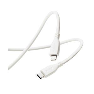 iPhone 充電ケーブル Type-C ライトニングケーブル 1m PD 対応 MFi認証 超急速 断線しにくい 高耐久 シリコン やわらかい 【 Lightning コネクター搭載 iPhon… | ELECOM