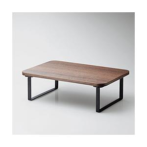 ELECOM(エレコム) モニタースタンド [〜27インチ /W380ｘD260ｘH120mm]  チーク調 PCA-DPSW3812TK | ELECOM