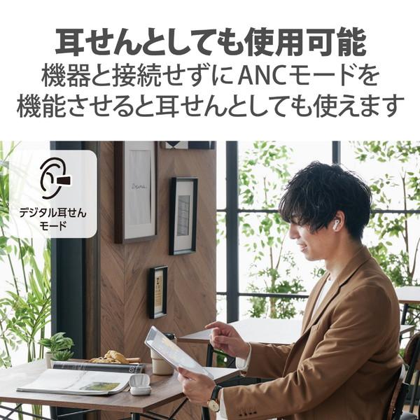 ELECOM(エレコム) 完全ワイヤレスイヤホン  ホワイト LBT-TWS13WH ［ワイヤレス(左右分離) /ノイズキャンセリング対応 /Bluetooth対応］ | ELECOM | 03