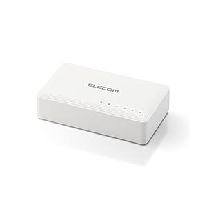 ELECOM(エレコム) スイッチングハブ [5ポート /1Giga対応 /ACアダプタ] プラスチック筐体 ホワイト EHC-G05PA2-W | ELECOM