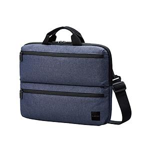ELECOM(エレコム) ノートパソコン対応 [13.3〜14.0インチ] ショルダーベルト付きインナーバッグ 横型  ネイビー BM-IBHCH14NNV | ELECOM