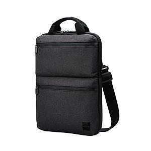 ELECOM(エレコム) ノートパソコン対応 [13.3〜14.0インチ] ショルダーベルト付きインナーバッグ 縦型  ブラック BM-IBHCV14NBK | ELECOM