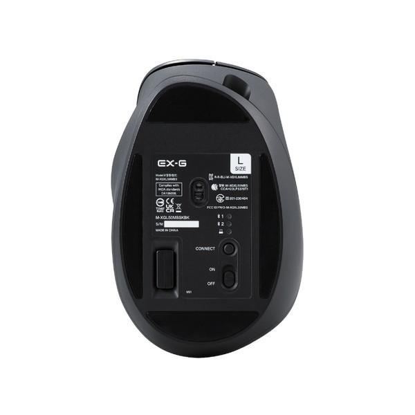 マウス EX-G PRO Lサイズ 抗菌(Chrome/Android/iPadOS/iOS/Mac/Windows11対応) ブラック M-XGL50MBSKBK ［無線(ワイヤレス) /BlueLED /8ボタン /Bluetooth・U… | ELECOM | 03