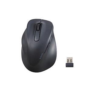 マウス 【左手用】EX-G Sサイズ 抗菌(Chrome/Mac/Windows11対応) ブラック M-XGS31DBSKBK ［BlueLED /無線(ワイヤレス) /5ボタン /USB］ 【852】 | ELECOM