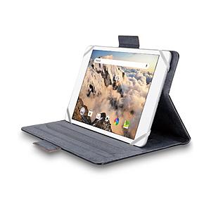 タブレットPC用 [7〜8.4インチ] 汎用 手帳型ソフトレザーケース 3アングル/ハンドベルト/ペンホルダー/マグネットフラップ  ブラック TB-08HPG3LBK 【864】 | ELECOM