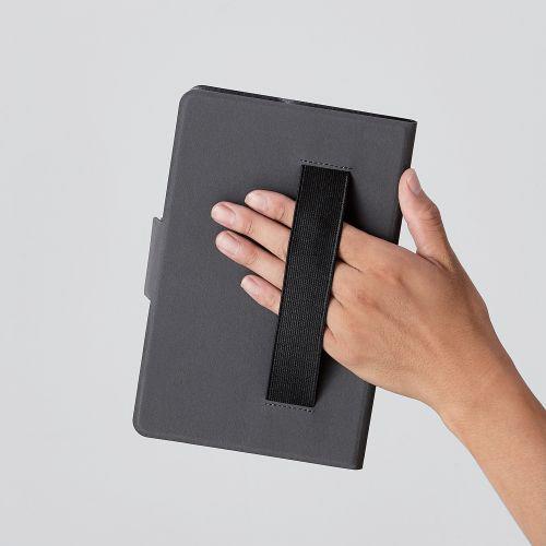 タブレットPC用 [7〜8.4インチ] 汎用 手帳型ソフトレザーケース 薄型/フリーアングル/ハンドベルト/マグネットフラップ  ブラック TB-08UHGFLBK 【864】 | ELECOM | 07