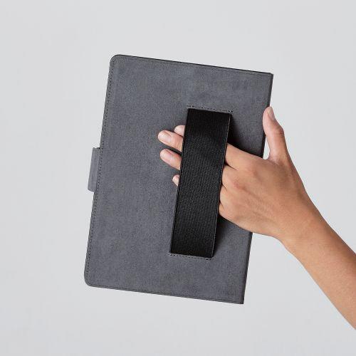 タブレットPC用 [8.5〜11.5インチ] 汎用 手帳型ソフトレザーケース フリーアングル/ハンドベルト/ペンホルダー/マグネットフラップ  ブラック TB-10HPGFLBK | ELECOM | 07