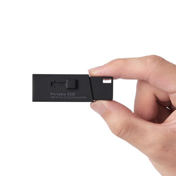 ESD-EHL0250GBK 外付けSSD USB-A接続 SIAA抗菌・抗ウイルス、PS5/PS4、録画対応(Mac/Windows11対応) ブラック ［250GB /ポータブル型］ 【852】 | ELECOM | 03