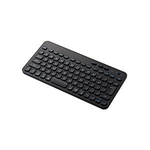 ELECOM(エレコム) キーボード 抗菌(Chrome/Android/iPadOS/iOS/Mac/Windows11対応) ブラック TK-CM10BMKBK ［ワイヤレス /Bluetooth］ | ELECOM