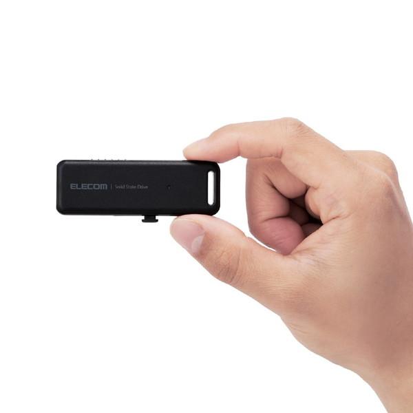 ELECOM(エレコム) ESD-EMB0500GBK 外付けSSD USB-A接続 PS5/PS4、録画対応(Mac/Windows11対応) ブラック ［500GB /ポータブル型］ | ELECOM | 06
