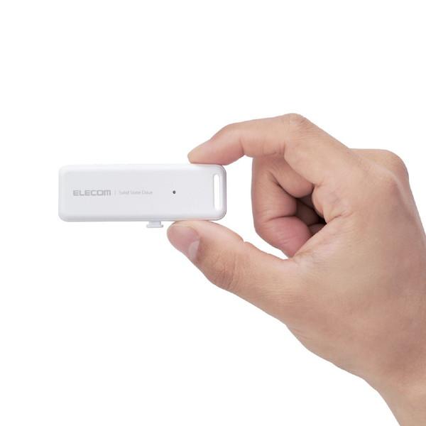 ELECOM(エレコム) ESD-EMB0500GWH 外付けSSD USB-A接続 PS5/PS4、録画対応(Mac/Windows11対応) ホワイト ［500GB /ポータブル型］ | ELECOM | 06