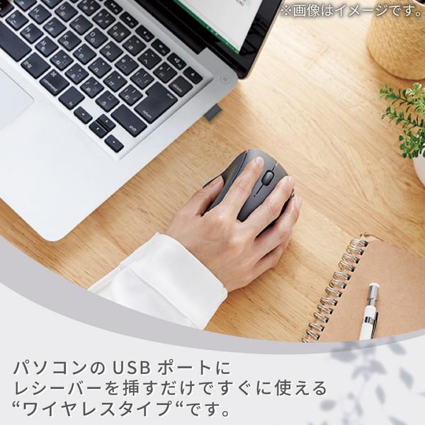 ELECOM(エレコム) マウス SHELLPHA 抗菌(Chrome/Mac/Windows11対応) ブラック M-SH10DBSKBK ［BlueLED /無線(ワイヤレス) /3ボタン /USB］ | ELECOM | 04