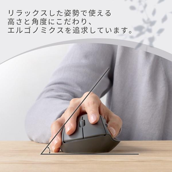 マウス SHELLPHA 抗菌(Chrome/Android/iPadOS/iOS/Mac/Windows11対応) ブラック M-SH20BBSKBK ［BlueLED /無線(ワイヤレス) /5ボタン /Bluetooth］ | ELECOM | 02