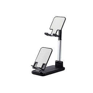 ELECOM(エレコム) タブレットPC / スマホスタンド [4.6〜12.9インチ] 端末2台 縦列配置  ブラック TB-DSARM2VBK | ELECOM