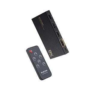 ELECOM(エレコム) HDMI 切替器  ブラック DH-SW8KP31BK ［3入力 /1出力 /4K対応］ | ELECOM