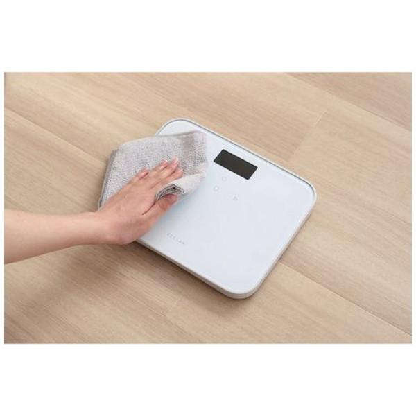 ELECOM(エレコム) 体重計 ECLEAR（エクリア） ストーンホワイト HCS-S02WH | ELECOM | 13